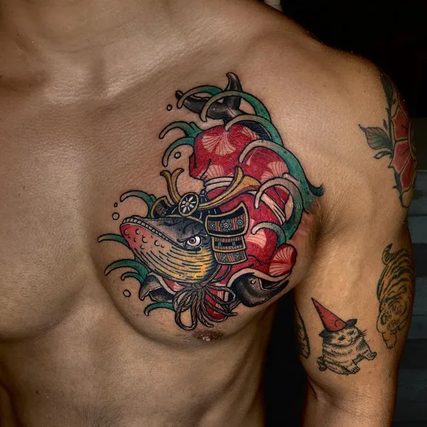 Neo Traditional tattoo by Chen Tattooer in Kuala Lumpur