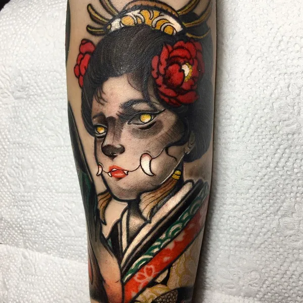 Neo Traditional tattoo by Chen Tattooer in Kuala Lumpur