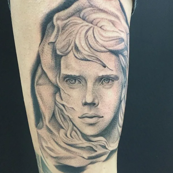 Lettering tattoo by Иван Дзумик
