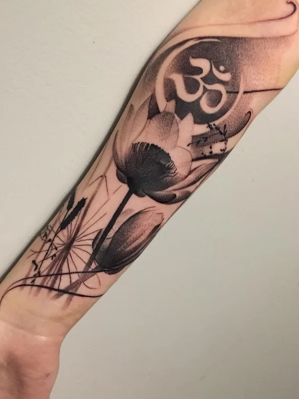 black and grey black and grey татуировка на forearm #46786 | Тату мастер Иван Дзумик