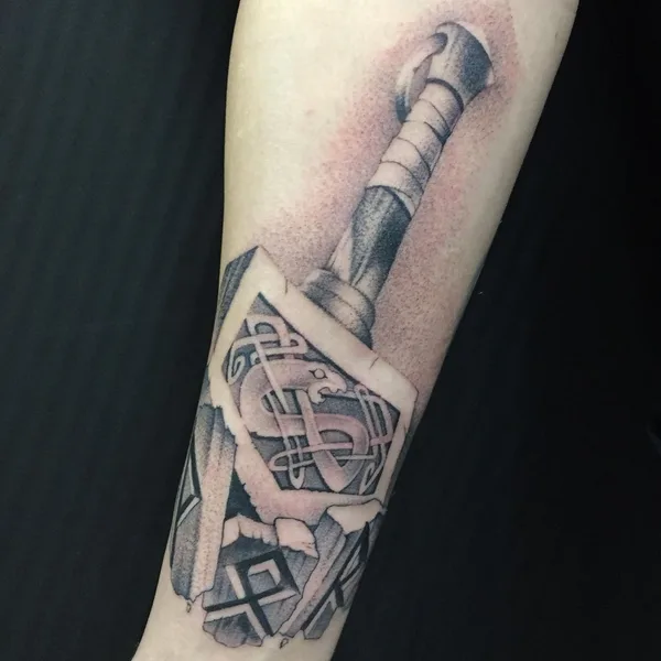 Lettering tattoo by Иван Дзумик