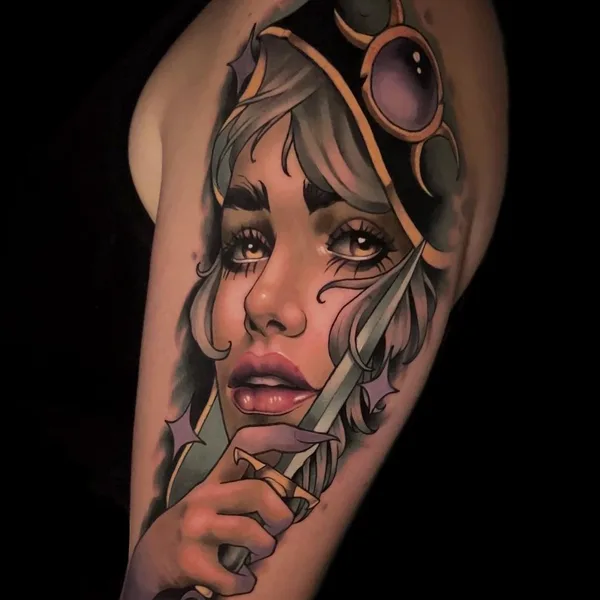 Neo Traditional tattoo by andreytattooing in Cranston