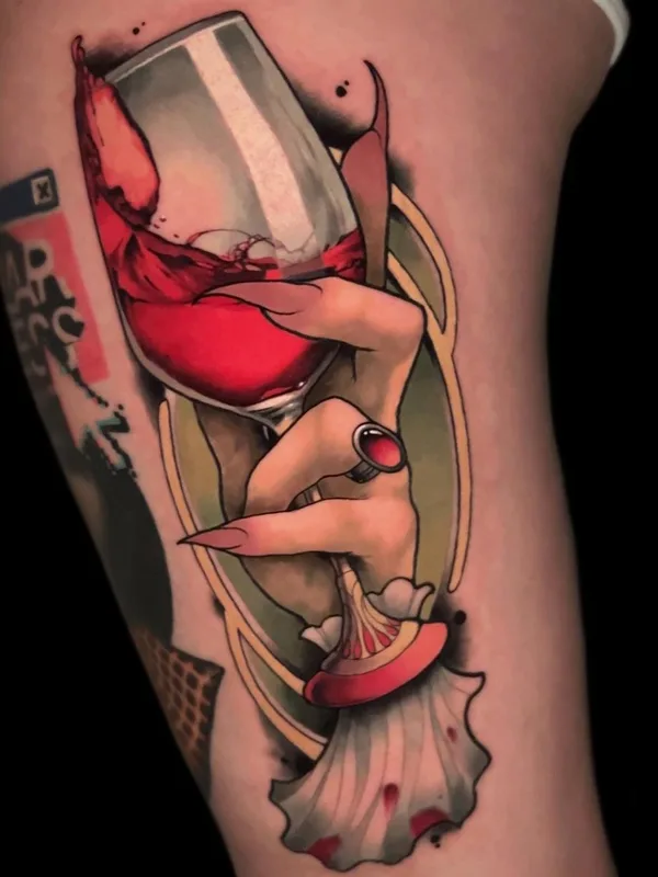 color neo traditional tatuaje en forearm #61301 | Tatuador andreytattooing