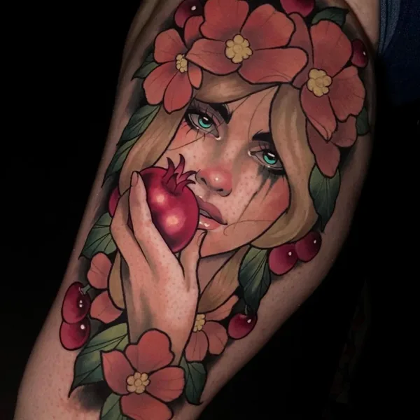 Neo Traditional tattoo by andreytattooing in Cranston
