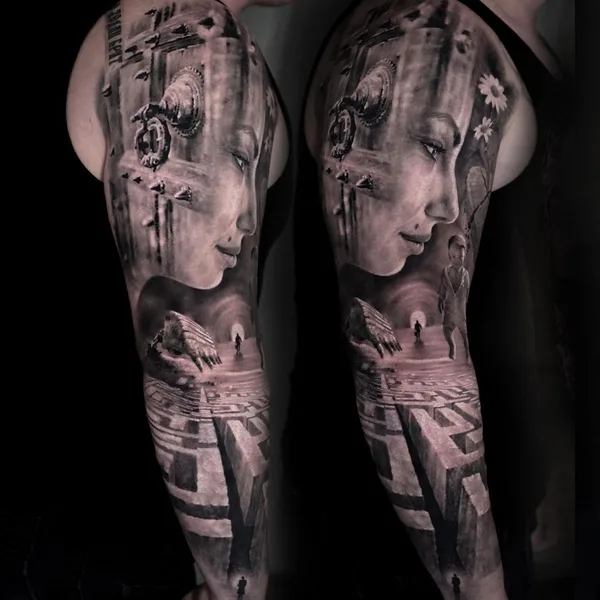 Realism tattoo by Slobodan Pepic in Beograd