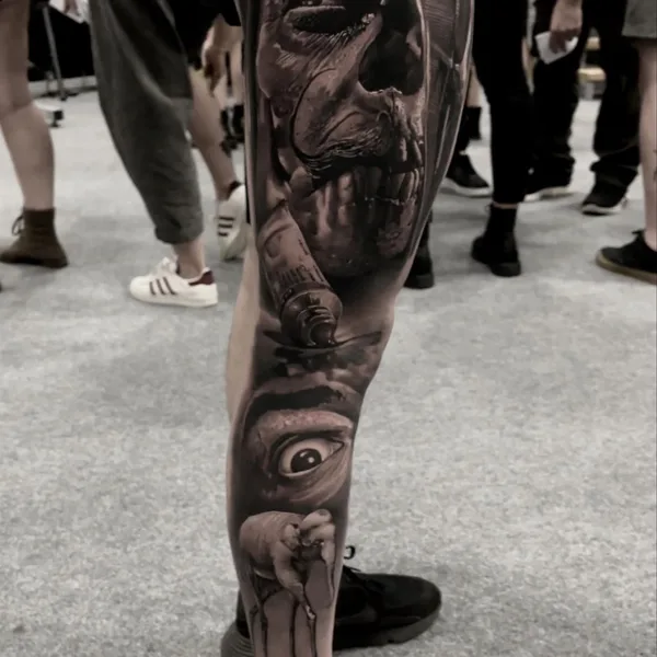 Realism tattoo by IVANEKSER in Beograd