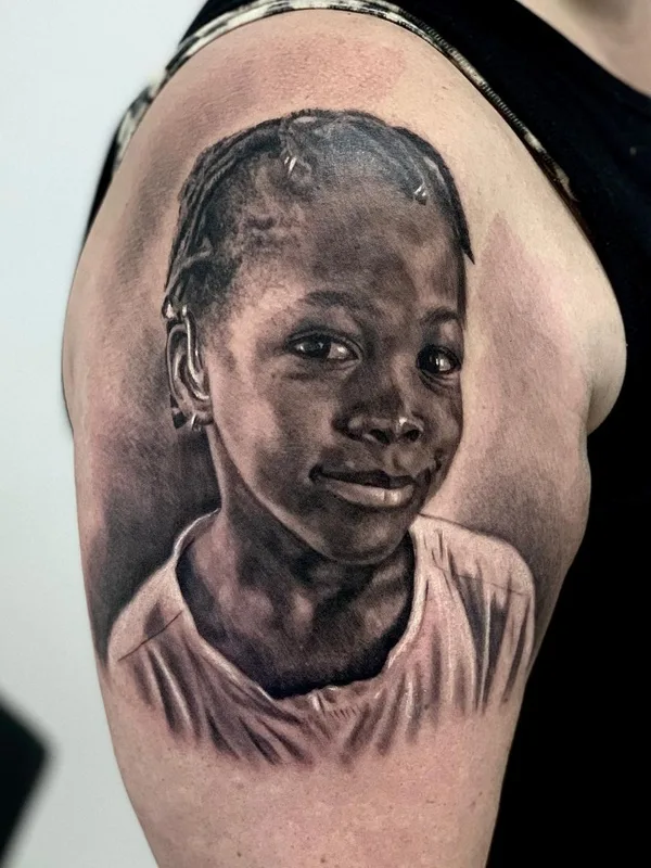 Realism tattoo by Filip Rajkovic in Niš