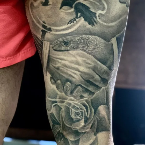 Realism tattoo by Filip Rajkovic in Niš