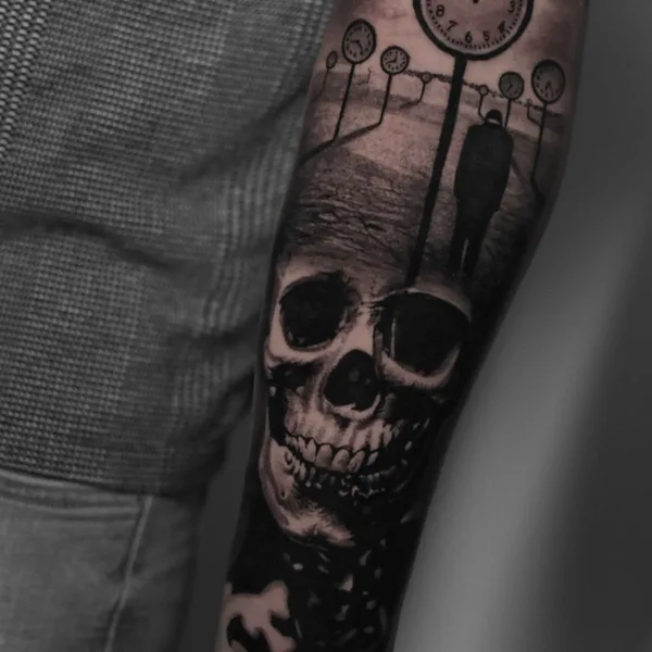 Realism tattoo by Milan Smiljanic in Beograd