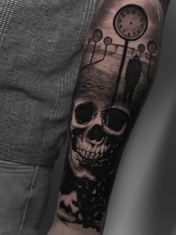 black and grey black and grey 타투 부위 forearm #61396 | 타투이스트 Milan Smiljanic