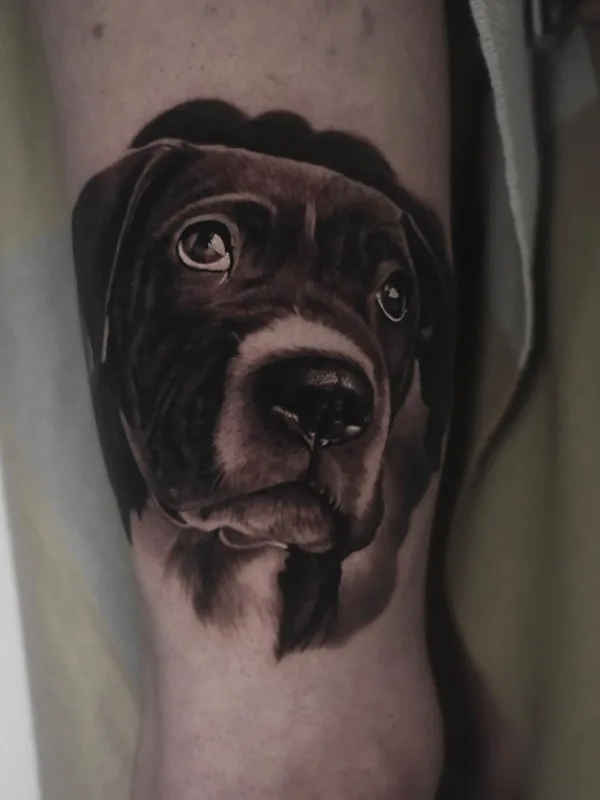 black and grey realism 타투 부위 thigh #61390 | 타투이스트 Milan Smiljanic