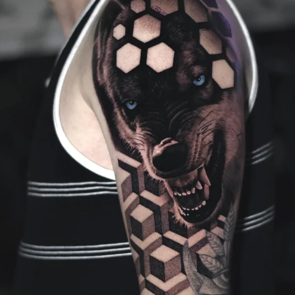 Realism tattoo by Milan Smiljanic in Beograd