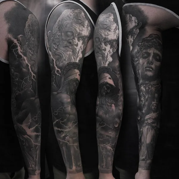 Realism tattoo by Milan Kocić in Leskovac