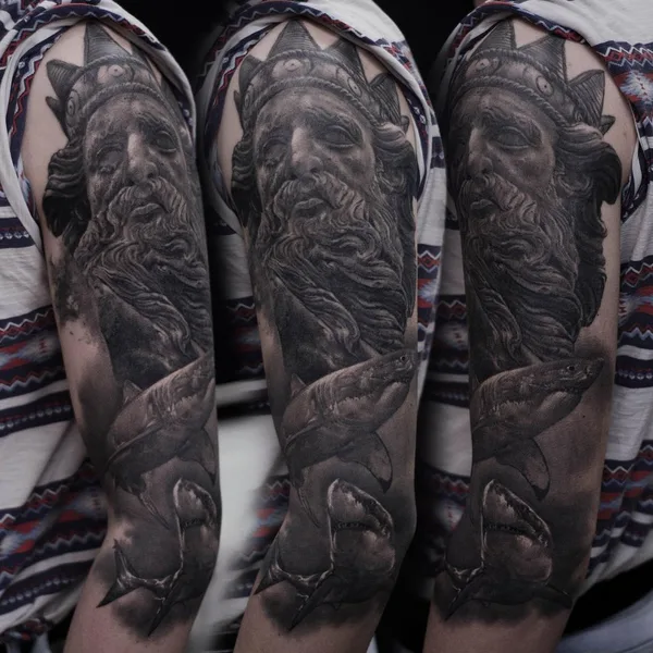 Realism tattoo by Milan Kocić in Leskovac
