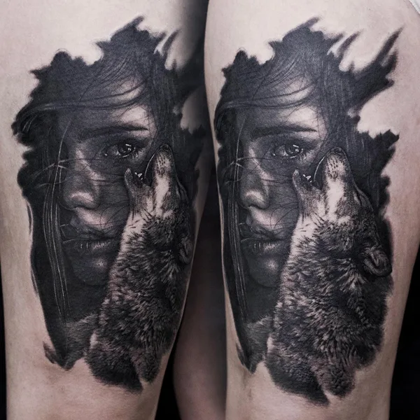 Realism tattoo by Milan Kocić in Leskovac