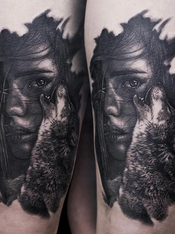Realism tattoo by Milan Kocić in Leskovac