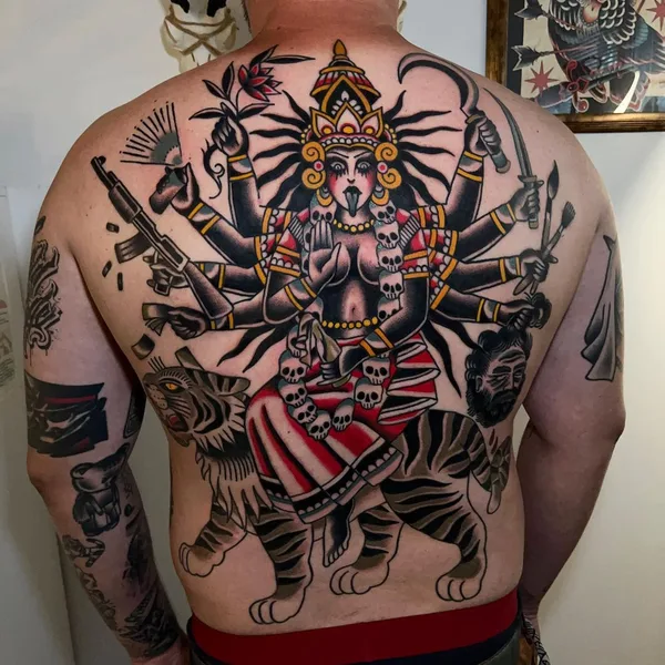 Олд Скул tattoo by Alexandr Kargapolov in Алматы