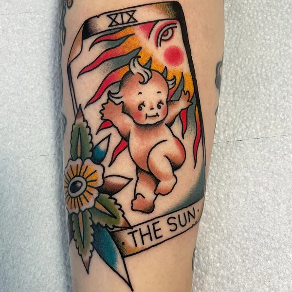 Олд Скул tattoo by Alexandr Kargapolov in Алматы