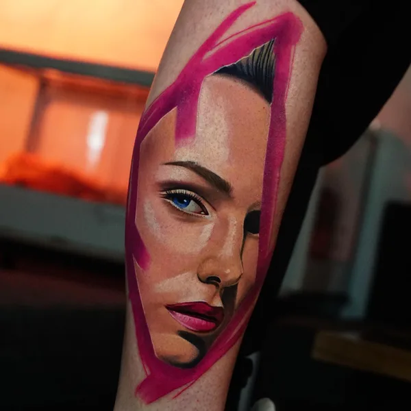 Реализм tattoo by Sergey Sizonenko in Алматы