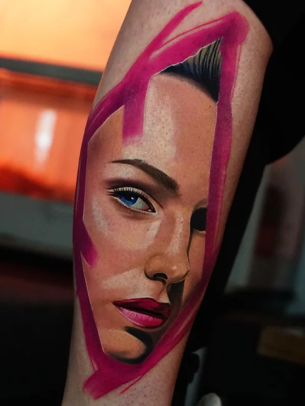 female color realism татуировка на forearm #61432 | Тату мастер Sergey Sizonenko