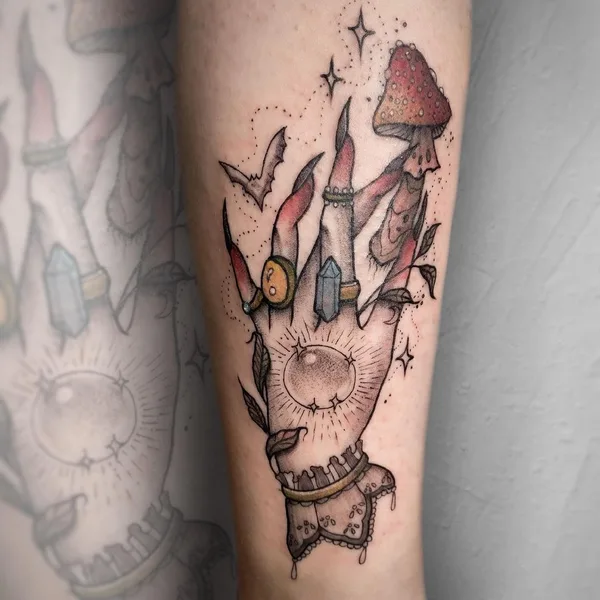Graphic tattoo by kirill.k._tattoo in Павлодар