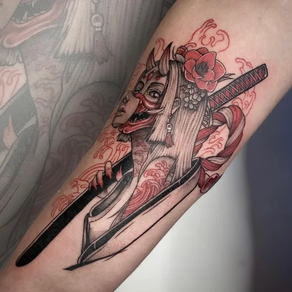 Graphic tattoo by kirill.k._tattoo in Павлодар