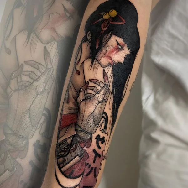 Graphic tattoo by kirill.k._tattoo in Павлодар