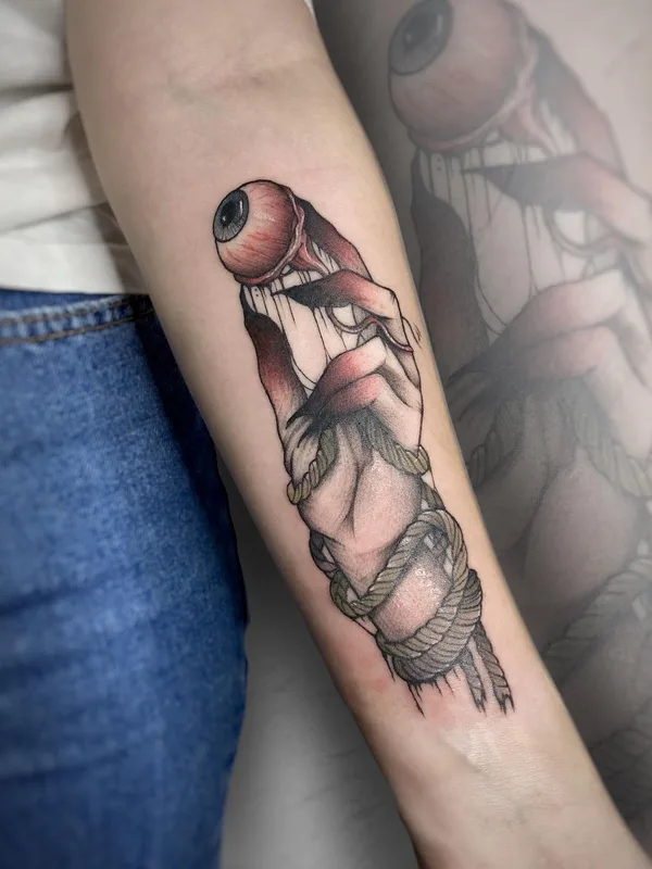 color illustrative tatouage sur forearm #61457 | Artiste tatoueur kirill.k._tattoo