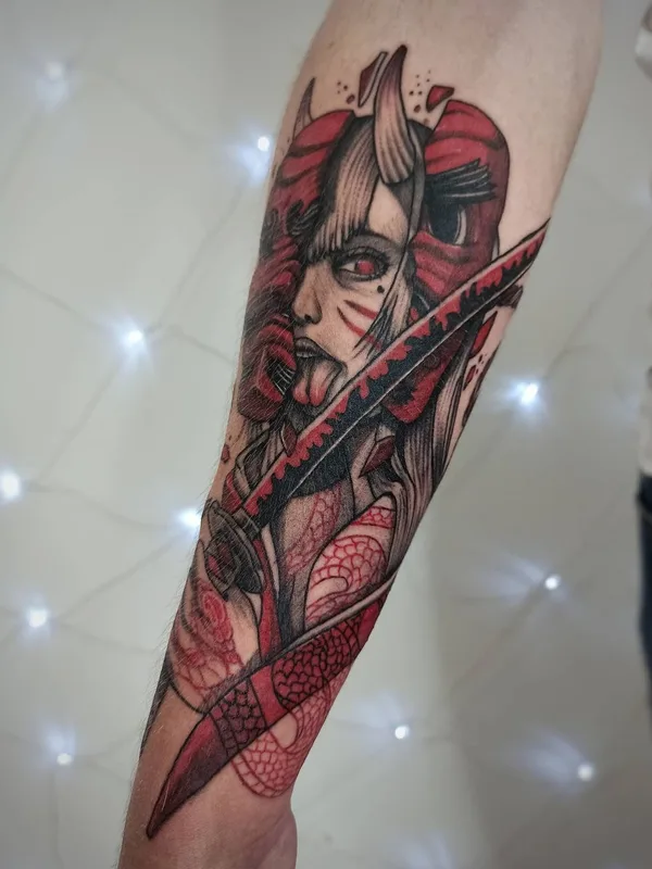 color japanese tatouage sur forearm #61458 | Artiste tatoueur kirill.k._tattoo