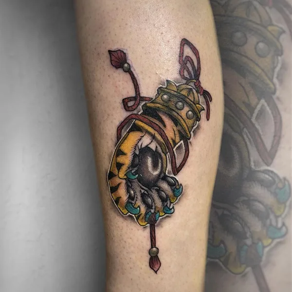 Graphic tattoo by kirill.k._tattoo in Павлодар
