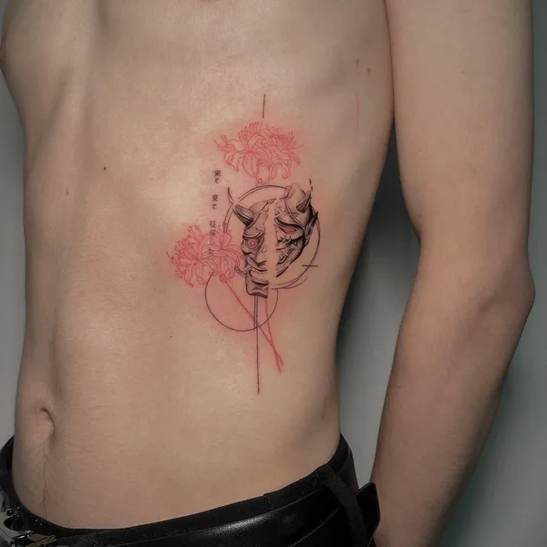 Fine Line tattoo by Heo Metri in Шымкент