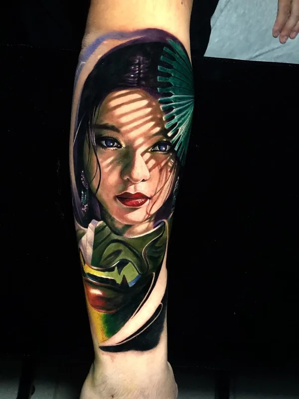 female color realism 타투 부위 forearm #61526 | 타투이스트 Радик Имьяминов