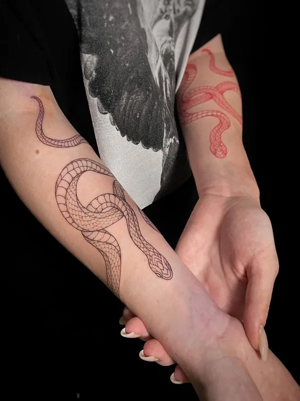 black linework 타투 부위 forearm #61549 | 타투이스트 balaussa.art