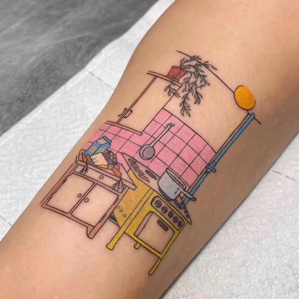 Авторская tattoo by dianabasarova in Алматы