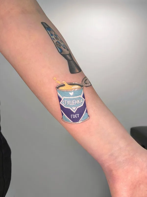 color illustrative tattoo auf forearm #61568 | Tätowierer dianabasarova