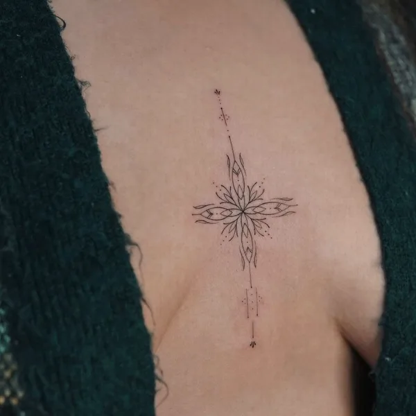 Fine Line tattoo by hhx9inx in Алматы