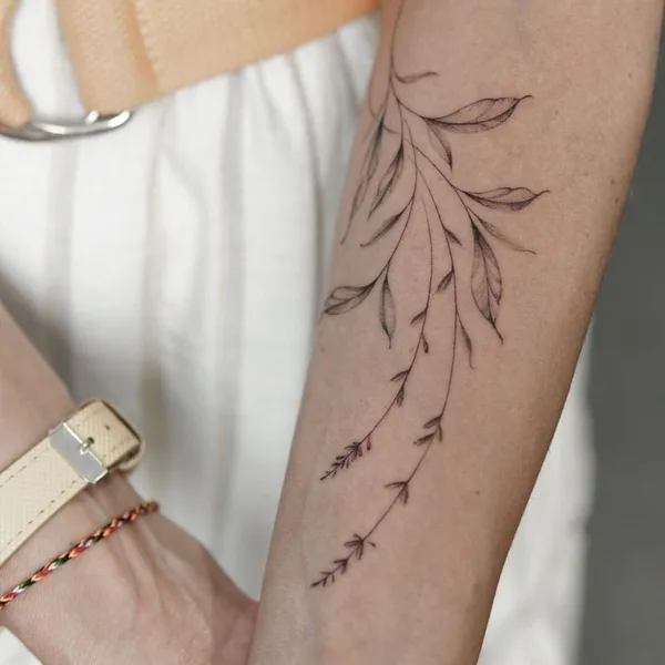 Fine Line tattoo by hhx9inx in Алматы