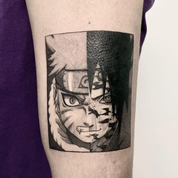 Аниме tattoo by Abra Tattoo in Алматы