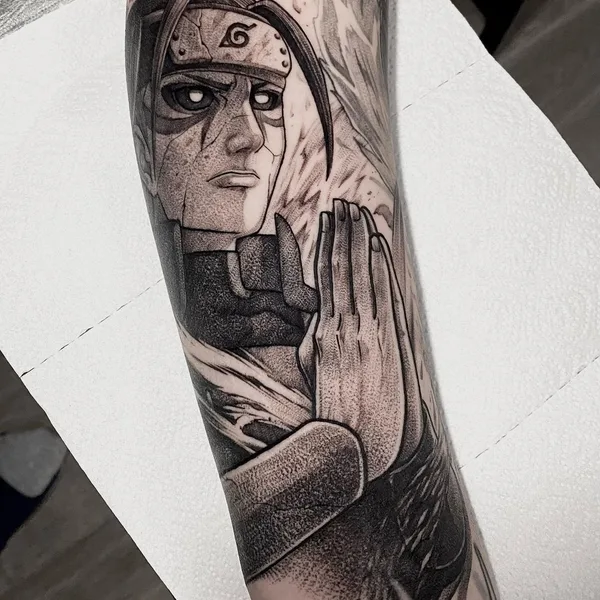 Аниме tattoo by Abra Tattoo in Алматы