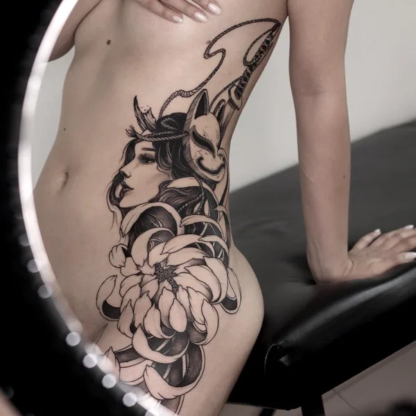 Аниме tattoo by Abra Tattoo in Алматы