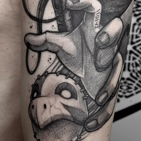 Аниме tattoo by Abra Tattoo in Алматы