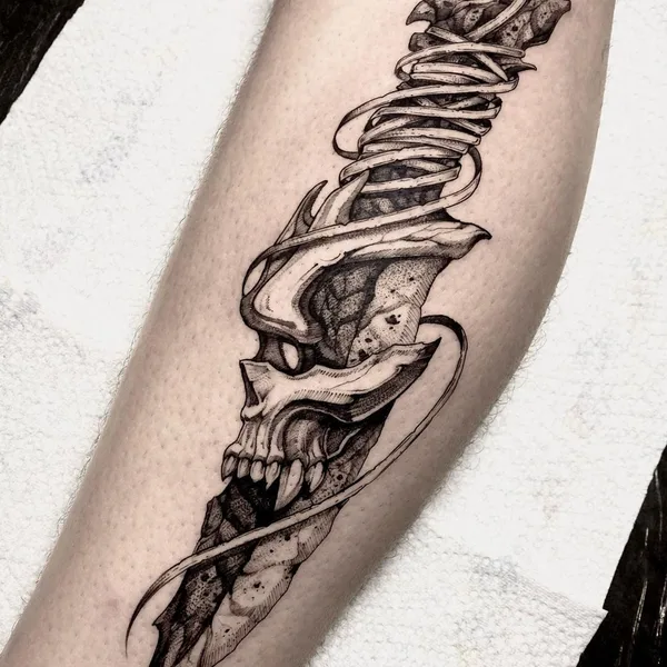 Аниме tattoo by Abra Tattoo in Алматы