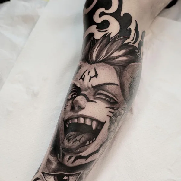 Аниме tattoo by Abra Tattoo in Алматы
