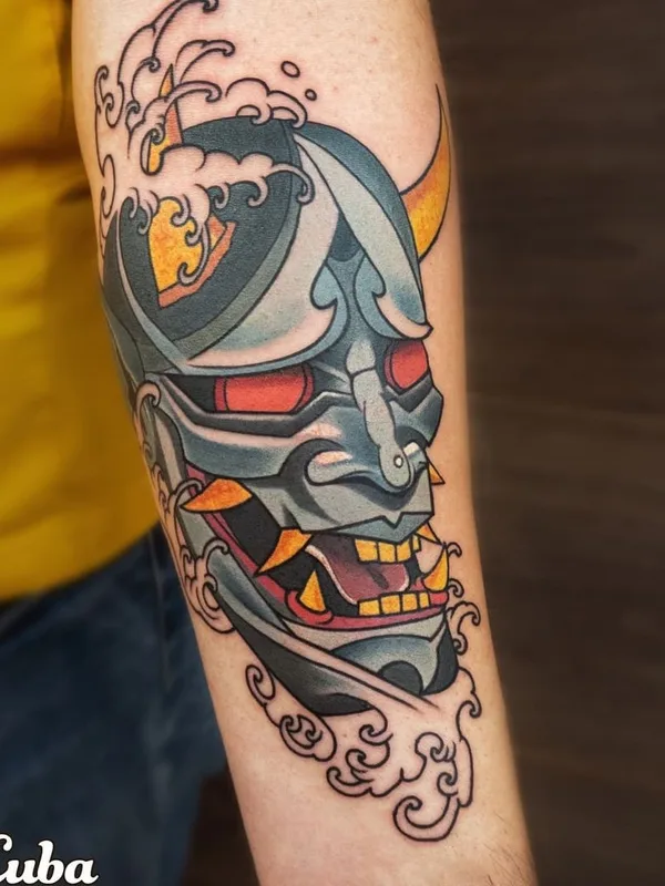 color japanese tatouage sur forearm #50860 | Artiste tatoueur Марина Игнатюк