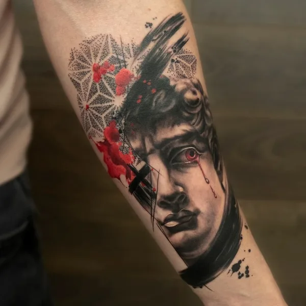 Realism tattoo by Марина Игнатюк in Омск