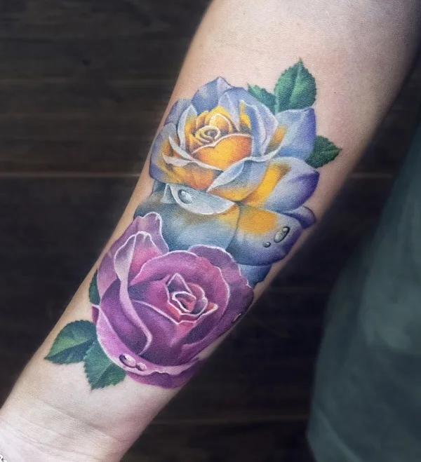 color realism tatouage sur forearm #50871 | Artiste tatoueur Марина Игнатюк