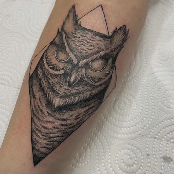 Graphic tattoo by Артур Михайлов in Омск
