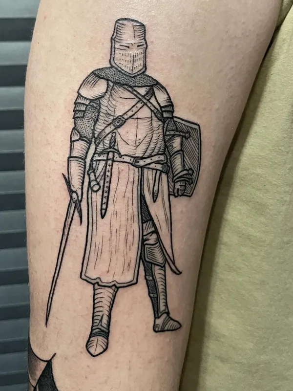 black blackwork tatouage sur forearm #50880 | Artiste tatoueur Артур Михайлов