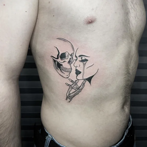 Graphic tattoo by Артур Михайлов in Омск