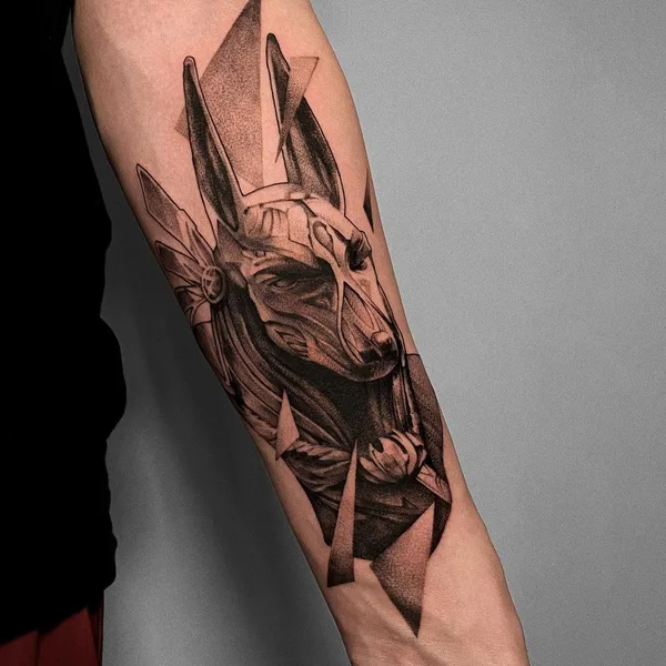 Graphic tattoo by Слава Меркул in Омск